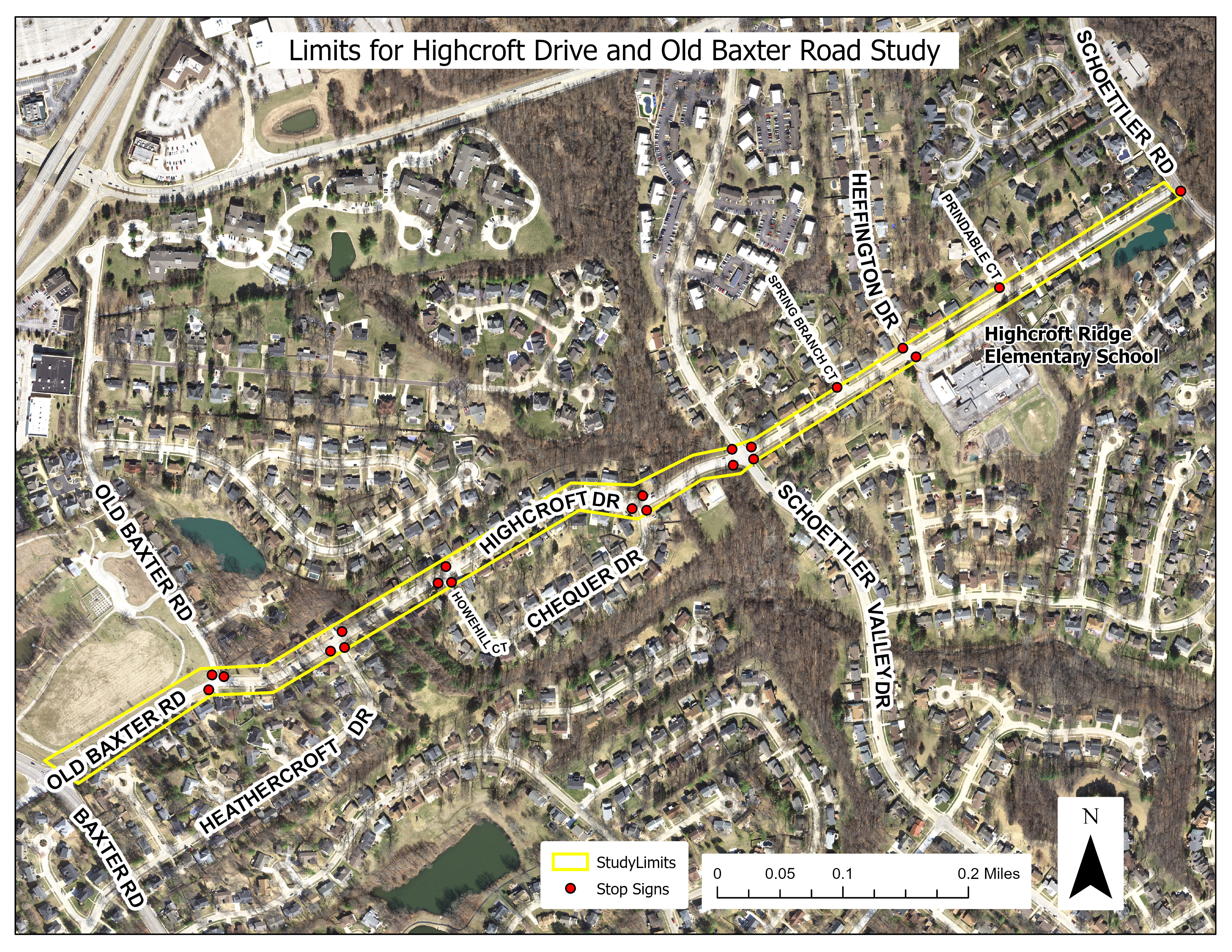 Highcroft Drive Project Map
